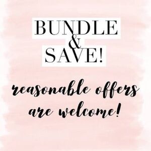 Send an offer! Bundle and save more!!